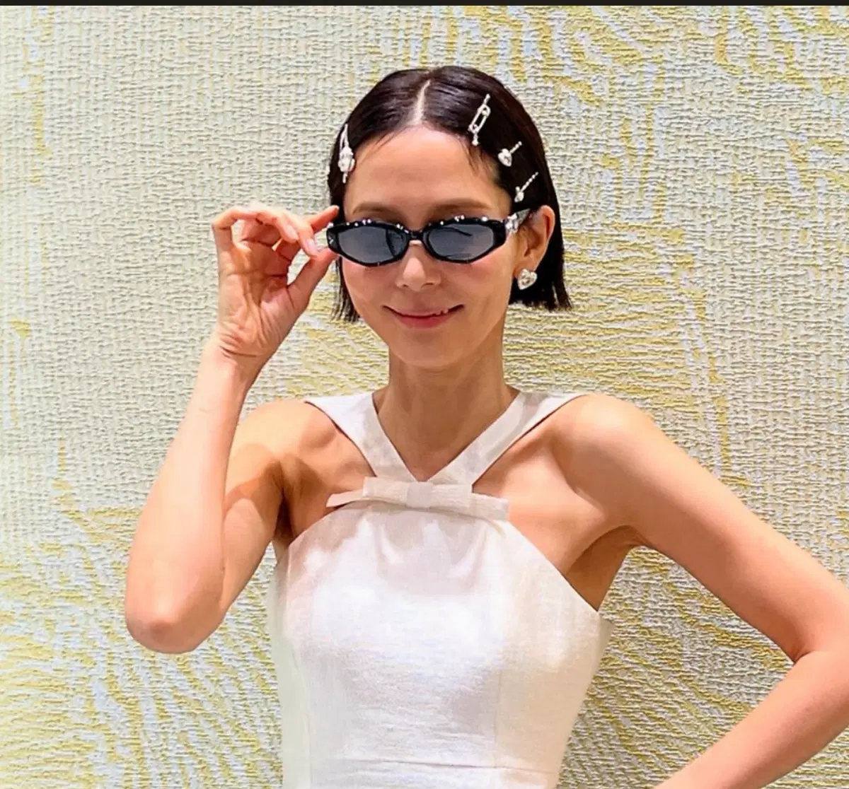 김나영 비비안웨스트우드 헤어핀 세트