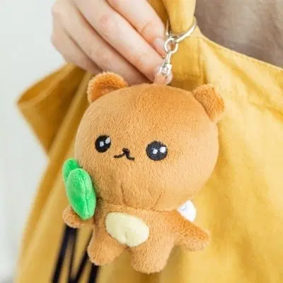 최고심 키링 인형 열쇠고리 행운의 다람쥐