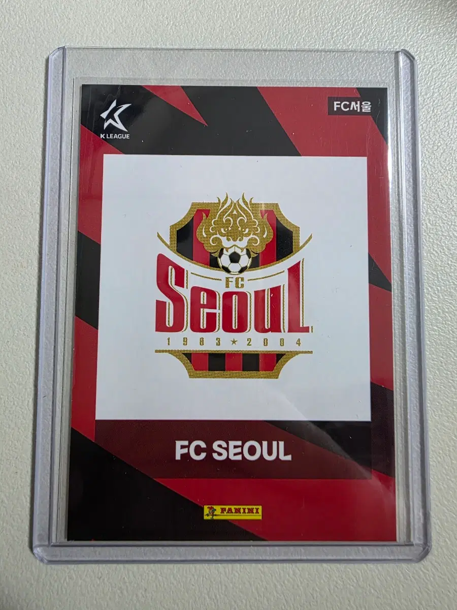 2024 k리그 파니니 fc서울 팀로고 카드 판매