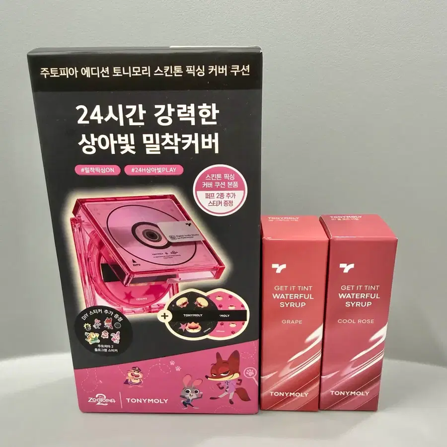 새상품 5개 일괄 토니모리 쿠션 틴트 라카 데이지크 미니 화장품 TONYMOLY