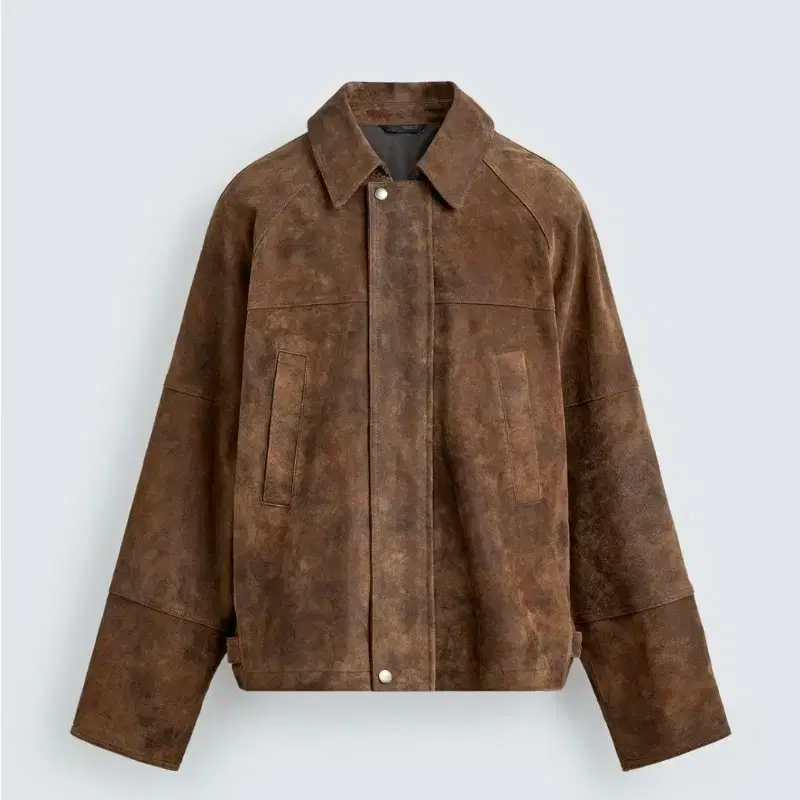 자라 워싱 이펙트 리얼 스웨이드 자켓 L,XL