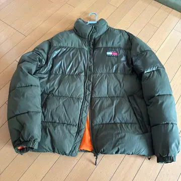 TOMMY JEANS 다운 자켓 올리브 M