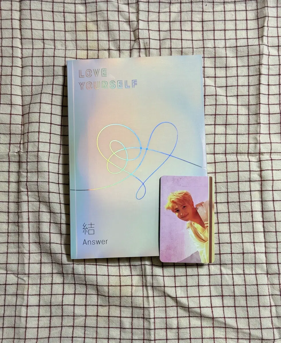 러브유얼셀프 럽유셀 앤써 앨범 RM 포토카드 방탄소년단