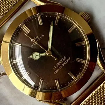FORTIS 오버홀 완료 스위스산 하자품 크라운 뻑뻑함 빈티지 70S