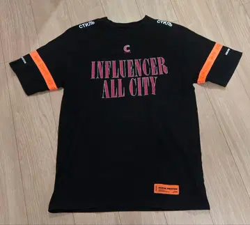 HERON PRESTON 헤론 프레스톤 티셔츠 블랙 사이즈 S
