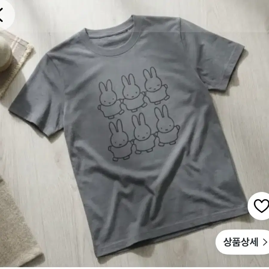 새상품 3xl 미피 반팔 티셔츠 그레이 유니클로