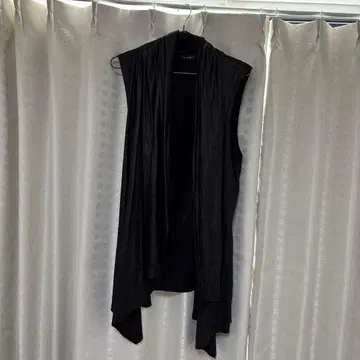 CIVARIZE 블랙 드레이프 가디건 46
