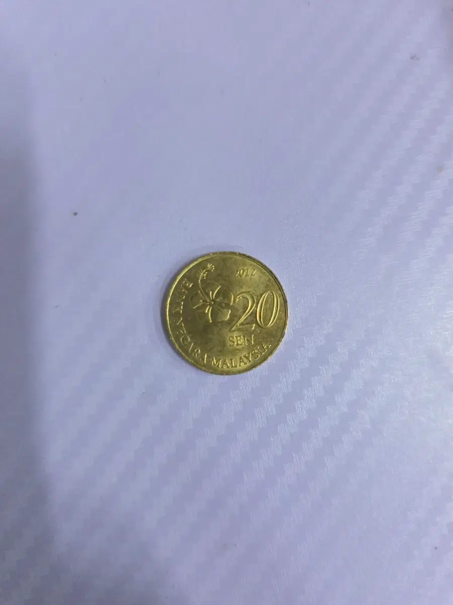 말레이시아 20센 동전
