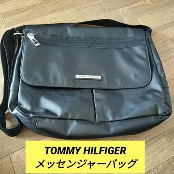 상태 좋음 TOMMY HILFIGER 메신저 백 블랙