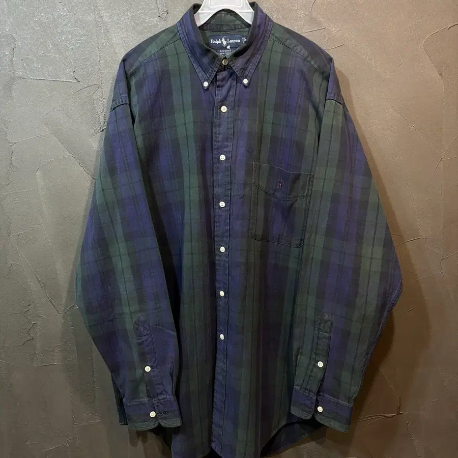 [M] POLO 폴로 랄프로렌 BIG SHIRT 빈티지 체크 셔츠