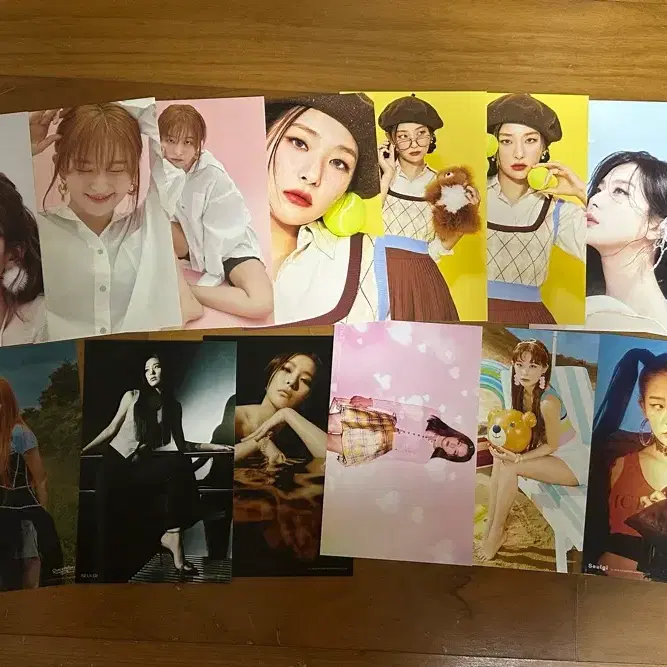 [판매] 레드벨벳 슬기 공굿 4x6 인화사진 18장 일괄 양도