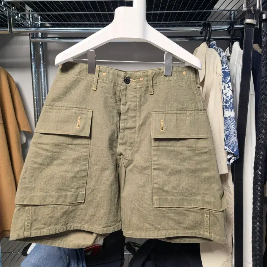 버즈릭슨 BR52388 U.S. MARINE CORPS 헤링본 쇼츠