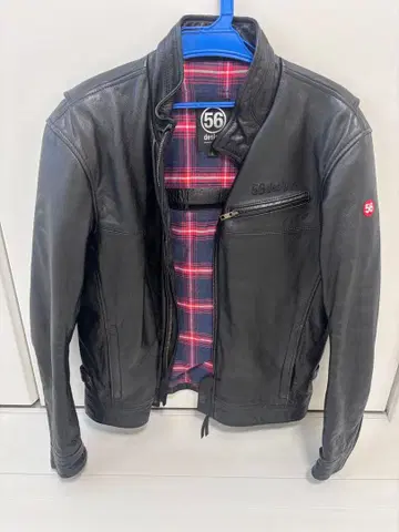 56design 가죽 자켓 블랙 남성용 L