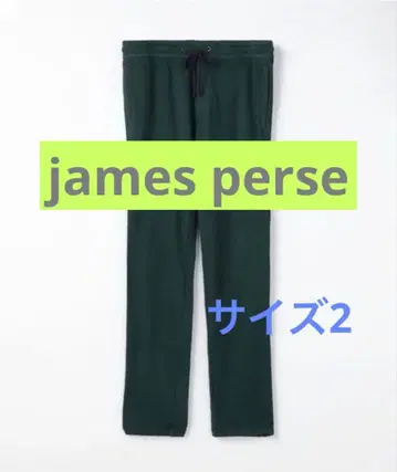 JAMES PERSE 제임스 퍼스 백 파일 스웨트 팬츠