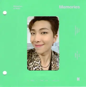 BTS MEMORIES OF 2020 Blu-ray RM 트레이딩 카드 거치대 포함 BD ver.