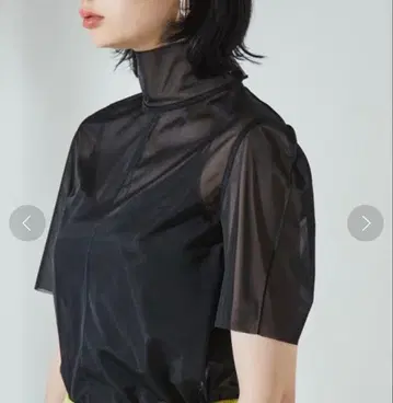 Unitedtokyo 시어 레이어 5부 소매 티셔츠