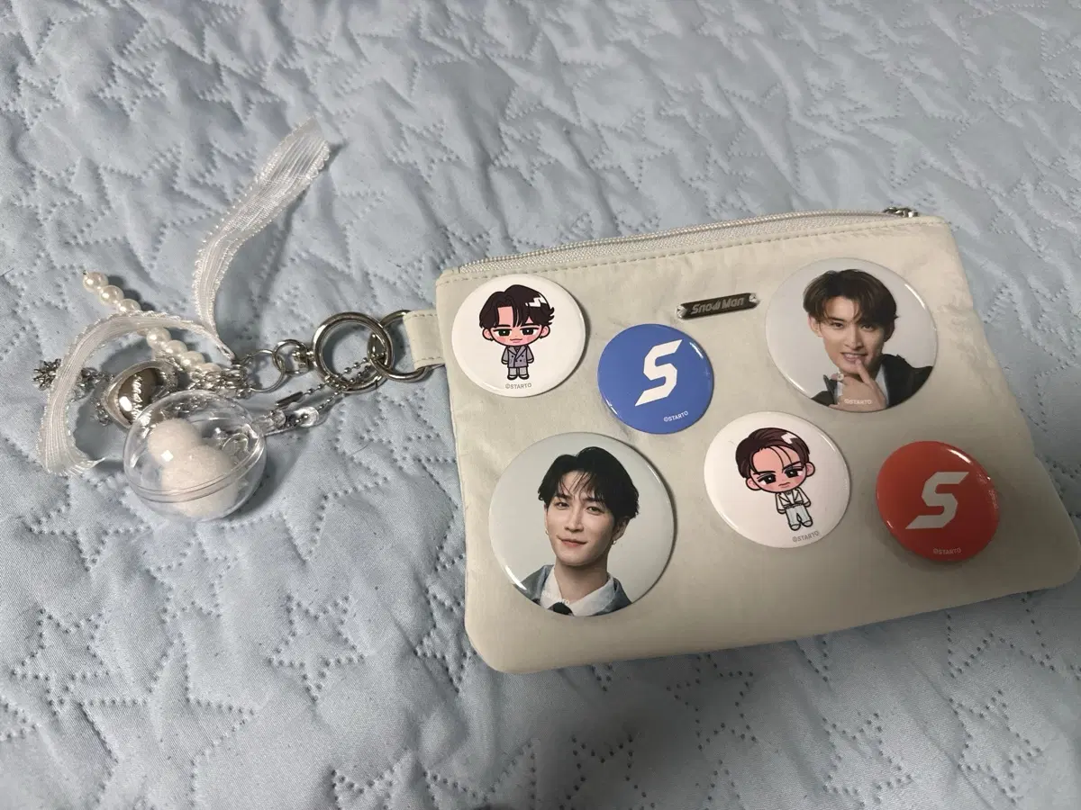 SnowMan 1st POP-UP in SEOUL 와타나베 쇼타 무카이코지 굿즈 키링 배지 파우치