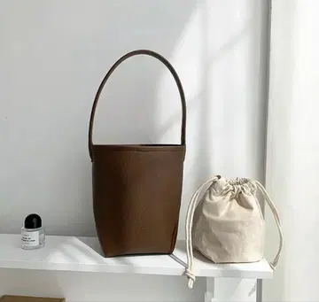 Twenty Vivo 천연 가죽 토트백 S 사이즈 브라운