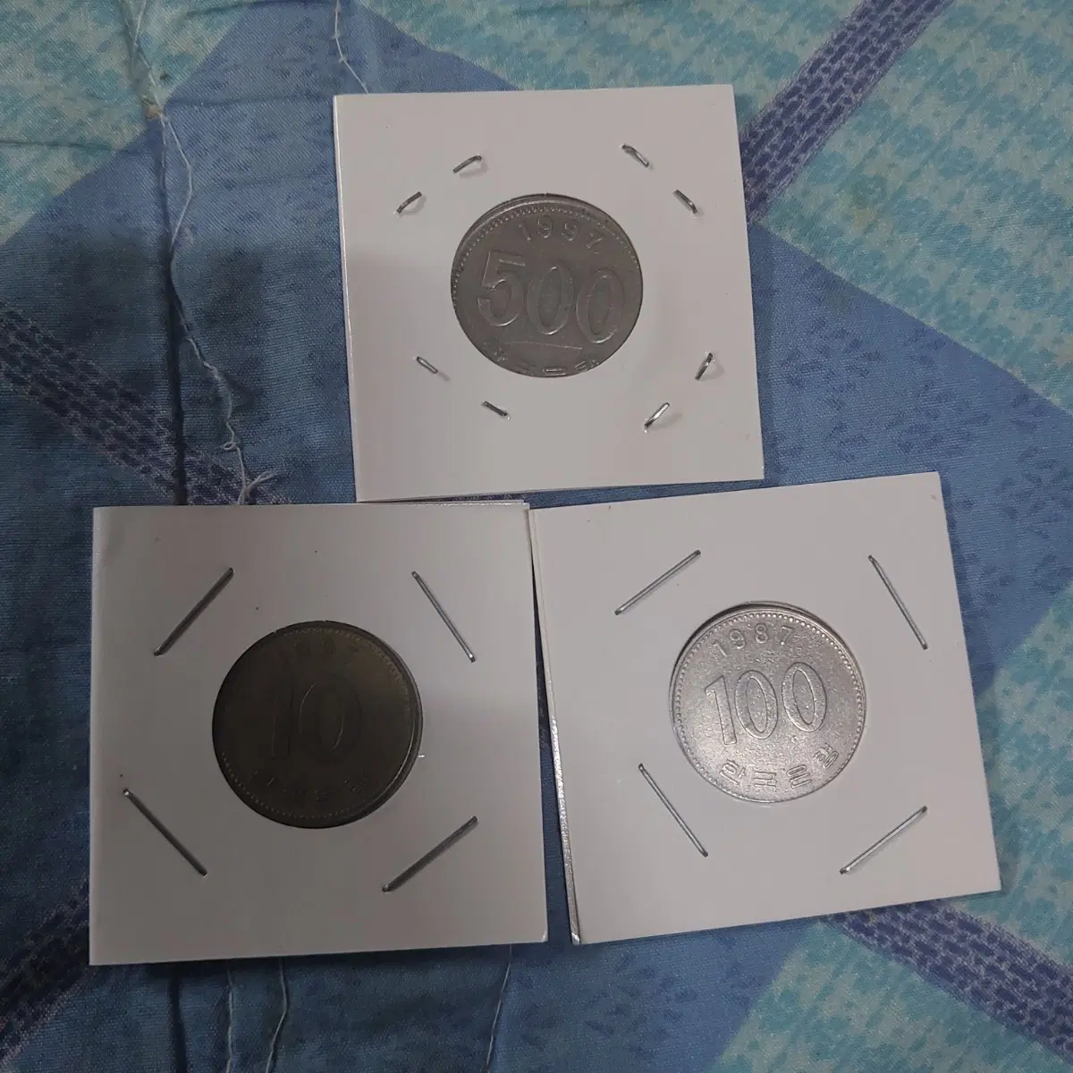 500원 100원 10원 동전 3개