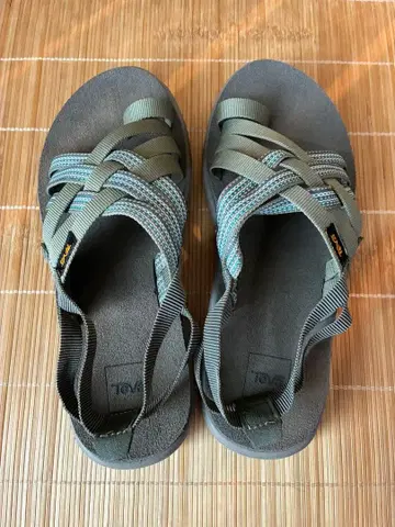 TEVA 테바 VOYA STRAPPY 샌들 올리브 사이즈 7(24cm)