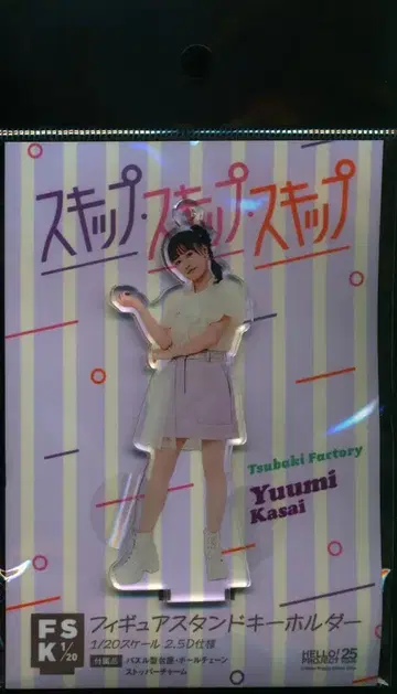 츠바키 팩토리 스킵 스킵 스킵 카사이 유신 피규어 스탠드 키링 FSK 1/20
