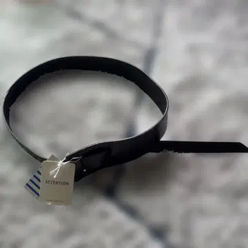 새상품 소가죽 벨트 블랙