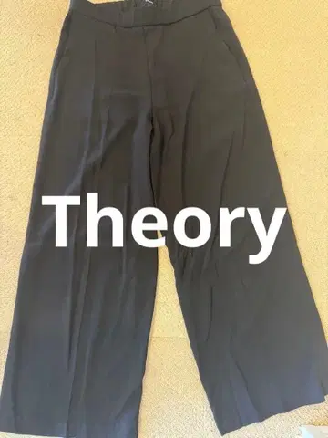 Theory 블랙 슬랙스 팬츠