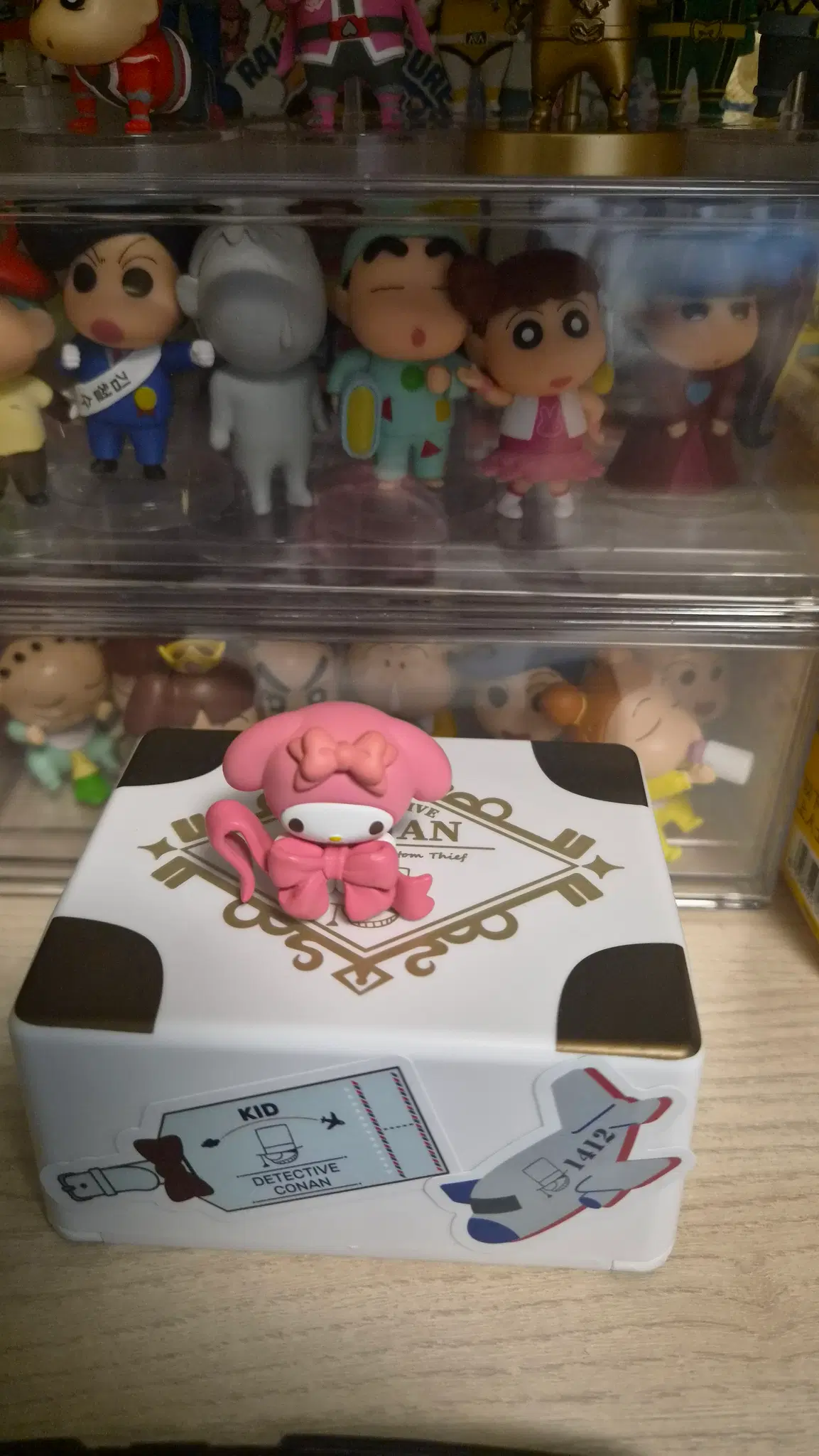마이멜로디 핑크 리본 피규어