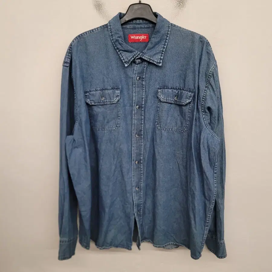 [115/3XL] Wrangler 랭글러 데님 워크 셔츠 / USA