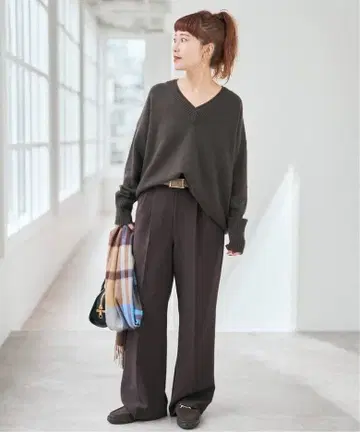 더블 크로스 투턱 팬츠