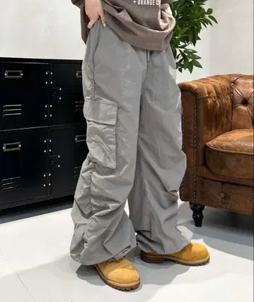 sedacle 사이드 셔링 카고 팬츠