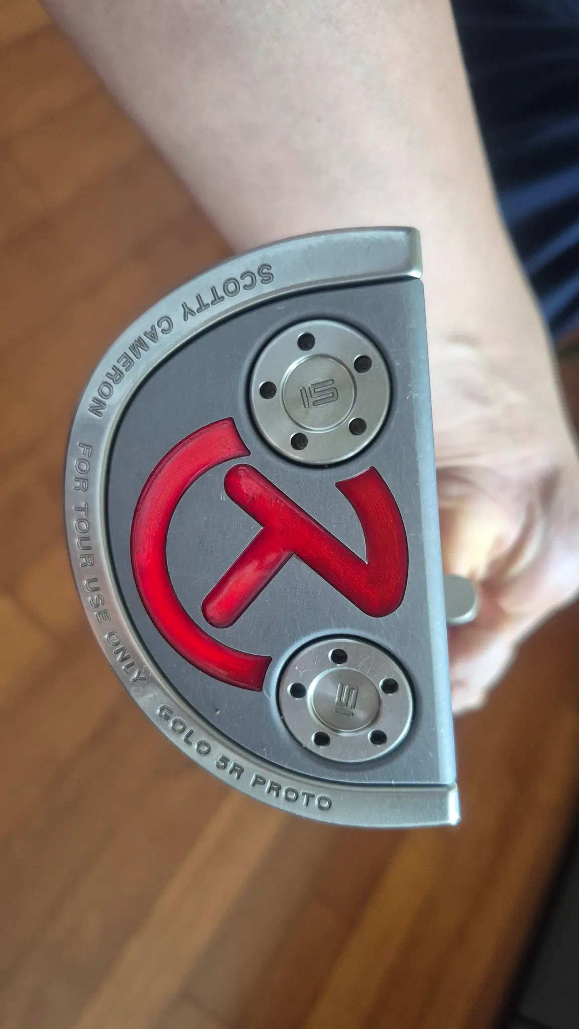 (희소)스카티카메론 써클티 고로 5R PROTO 투어선수 전용 퍼터 Scotty Cameron Circle T GoLo 5R Proto