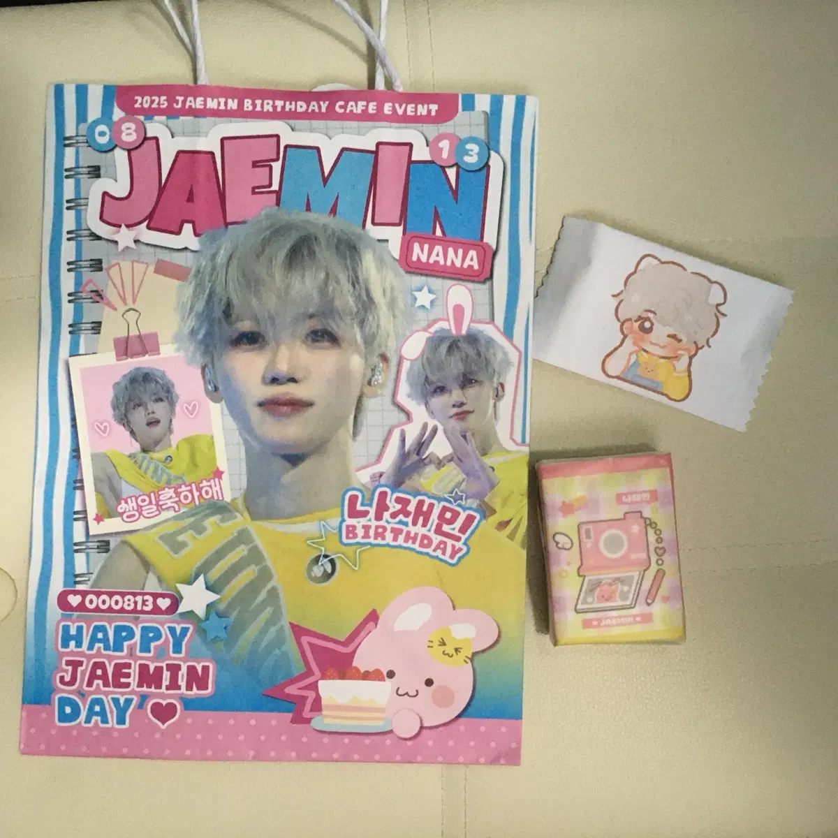 NCT DREAM 재민 생카 굿즈 엔시티드림 생일카페 2025