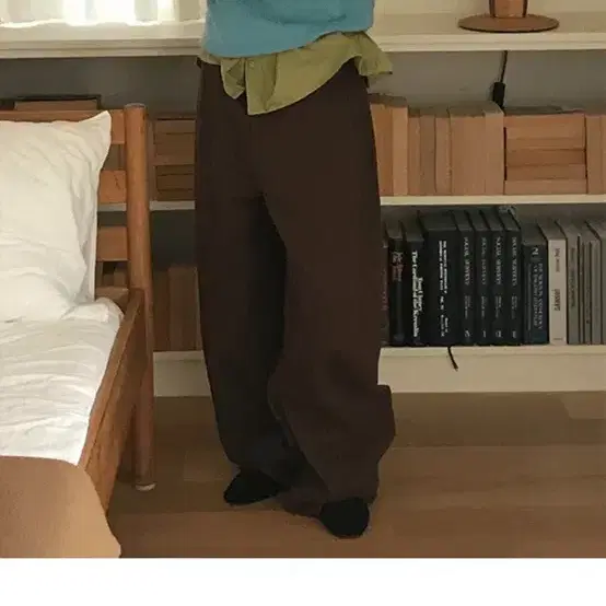 블램토 사이드 절개 코튼 팬츠 (배송비포함)