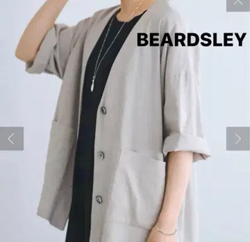 최종 [ 새상품 2026SS ] BEARDSLEY 비어즐리 린넨 반팔 자켓