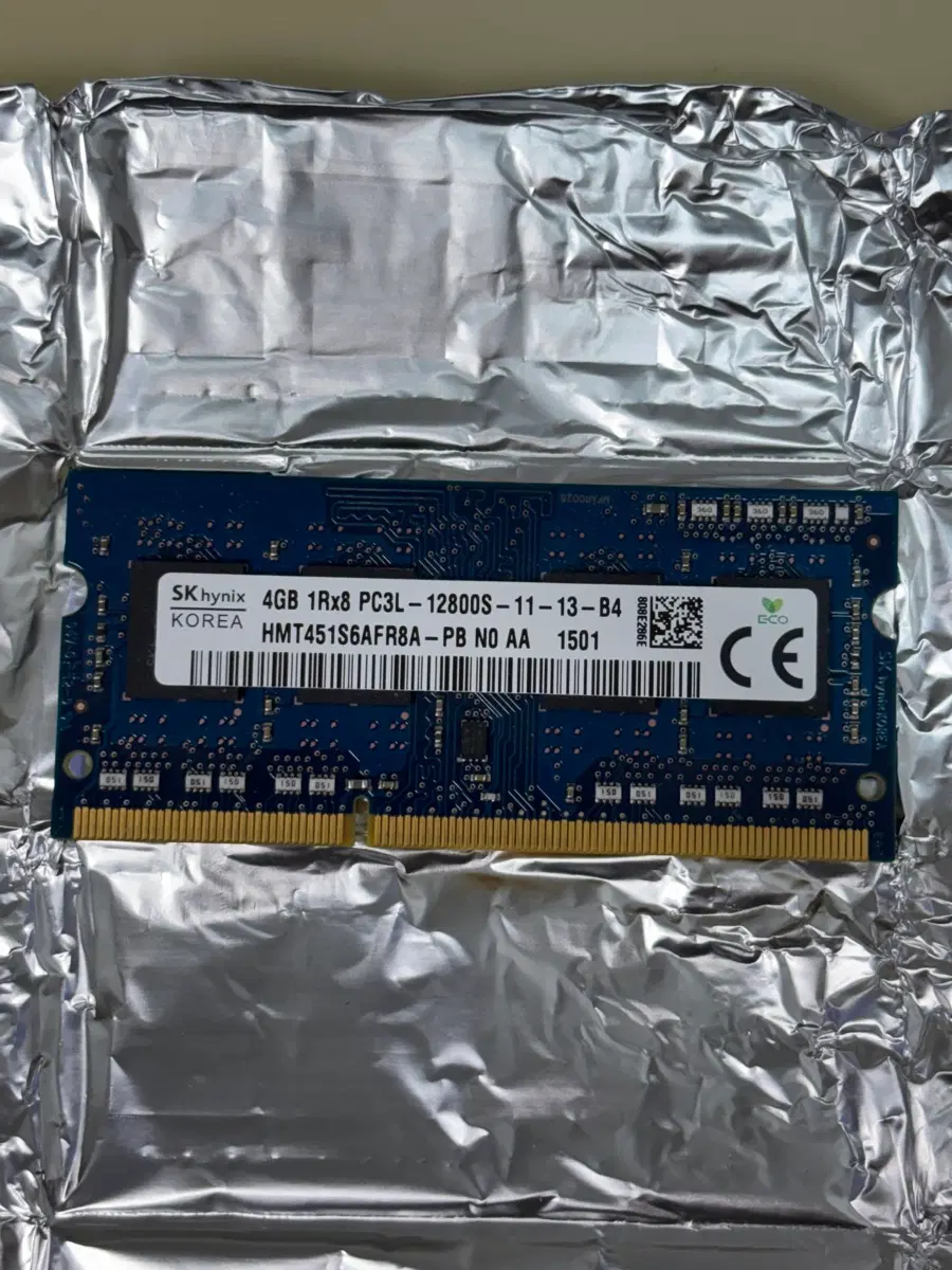 sk hynix DDR3L 4GB PC3L-12800s 저전력 노트북메모리