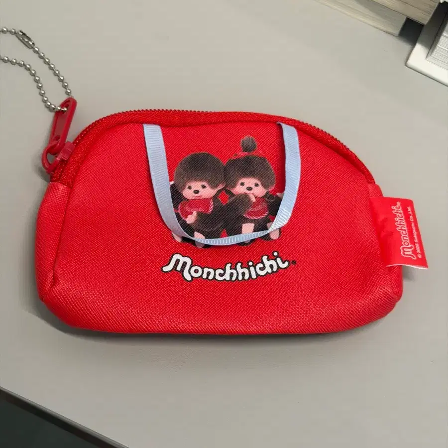 몬치치 동전지갑 파우치 가챠 - 빨강