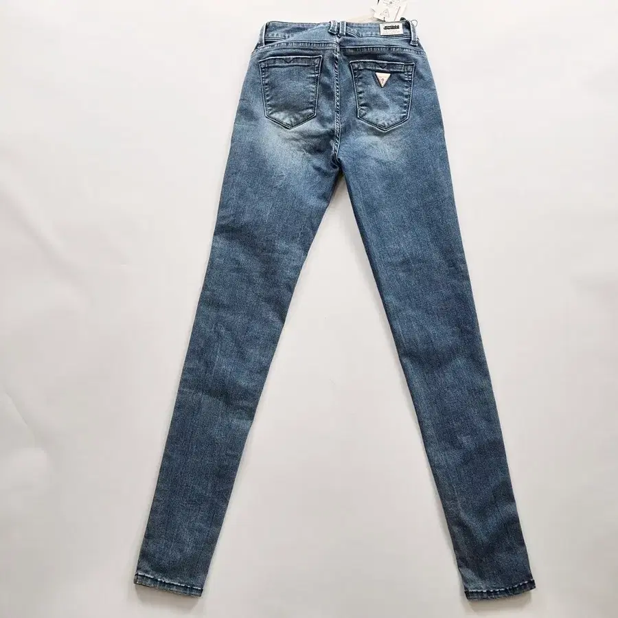 게스 청바지 스키니 스판 워싱 데님팬츠 사이즈24 R6949
