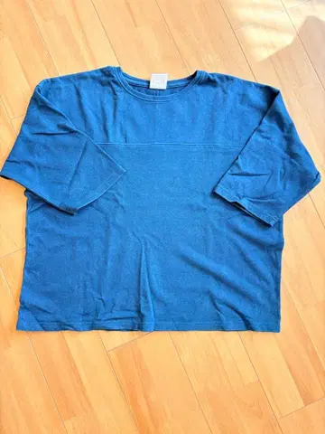 네이탈 디자인 HEMP FOOTBALLTEE 풋볼 티 7부 소매 그린