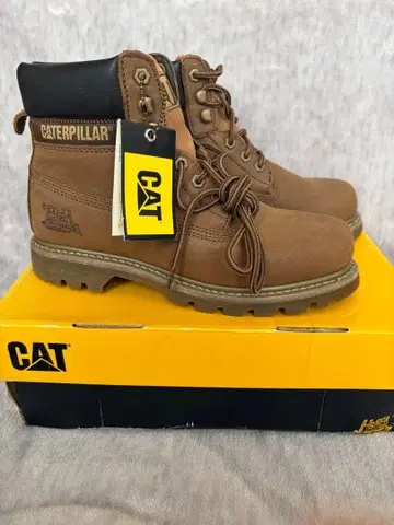 CAT CATERPILLAR 워크 부츠 브라운