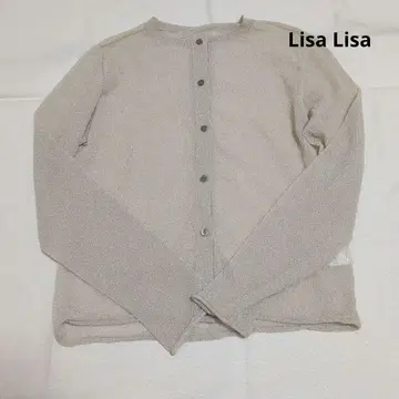 리사리사 아시야 샤이니 에어리 니트 가디건