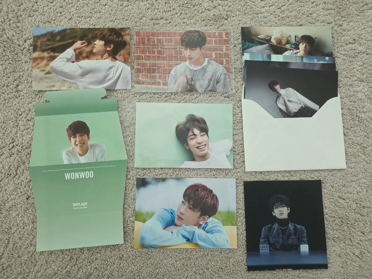 세븐틴 원우 굿즈(인화사진,앨범 구성품)