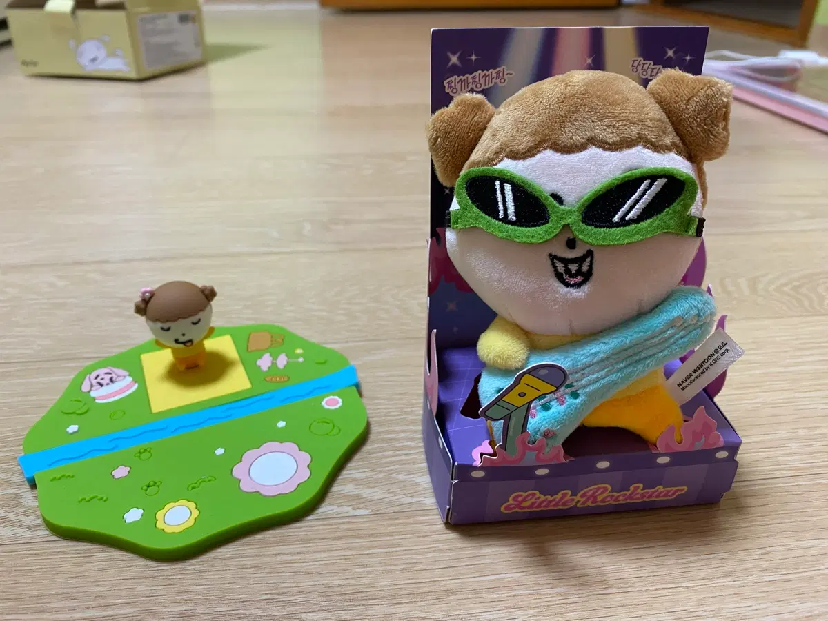 마루는강쥐 락스타마루 인형키링, 메가커피 코스터
