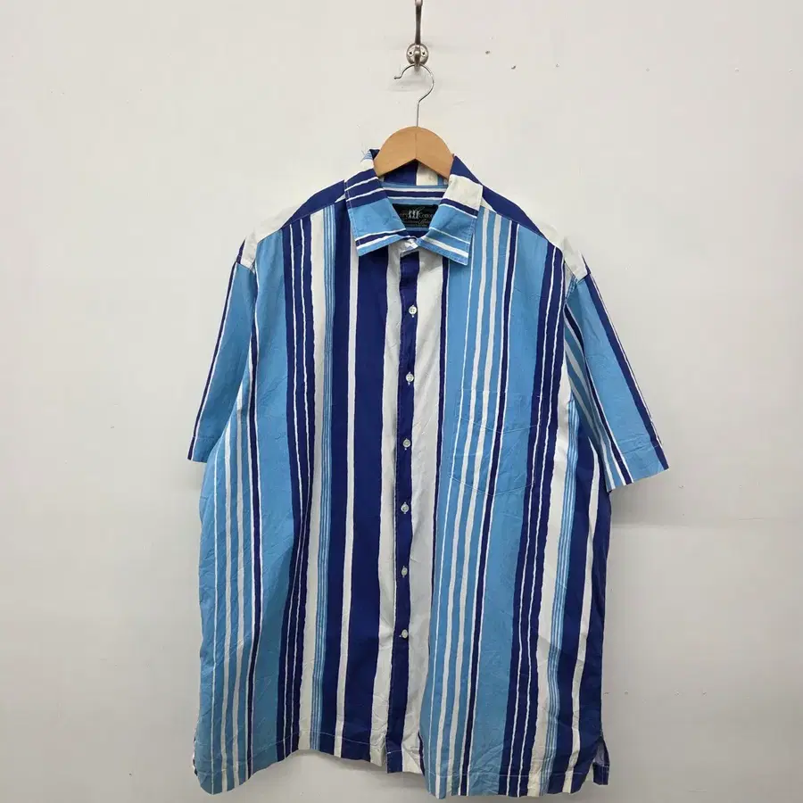 헨리코튼 빈티지 스트라이프 셔츠 남성2XL