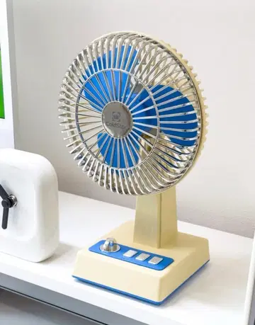 콜드스타 클래식 레트로 무소음 탁상용 BLDC 유선 미니 선풍기
