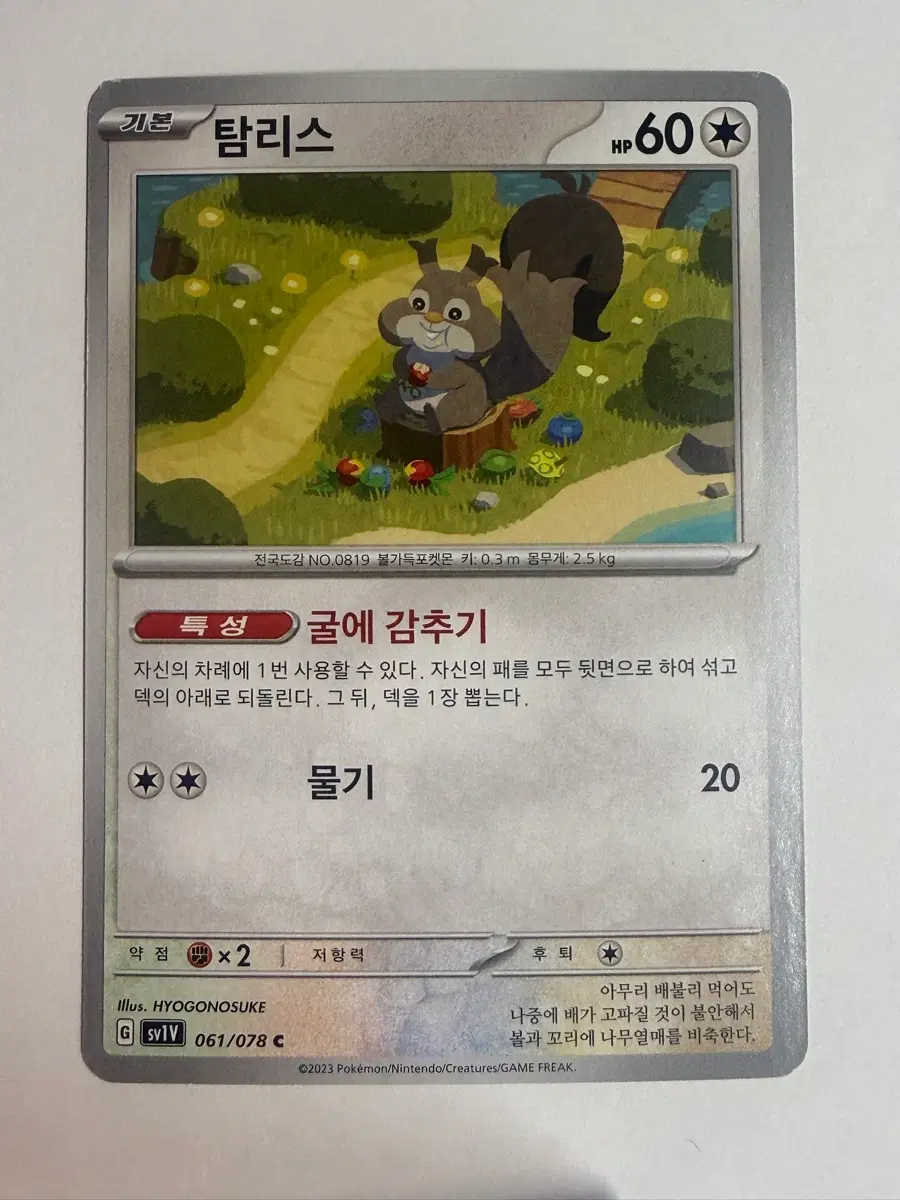 포켓몬 카드 탐리스 061/078