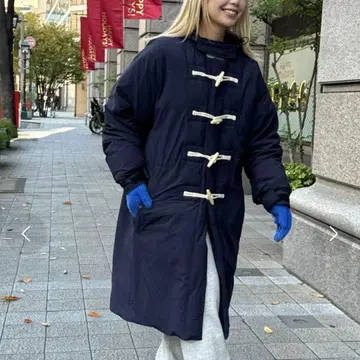 CANAL JEAN El mar 더플 다운 코트 네이비