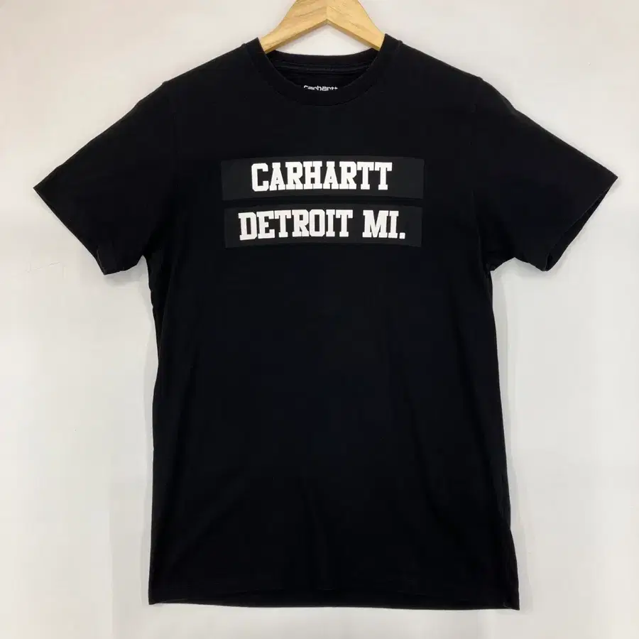 칼하트 반팔 티셔츠 DETROIT MI 프린팅 블랙