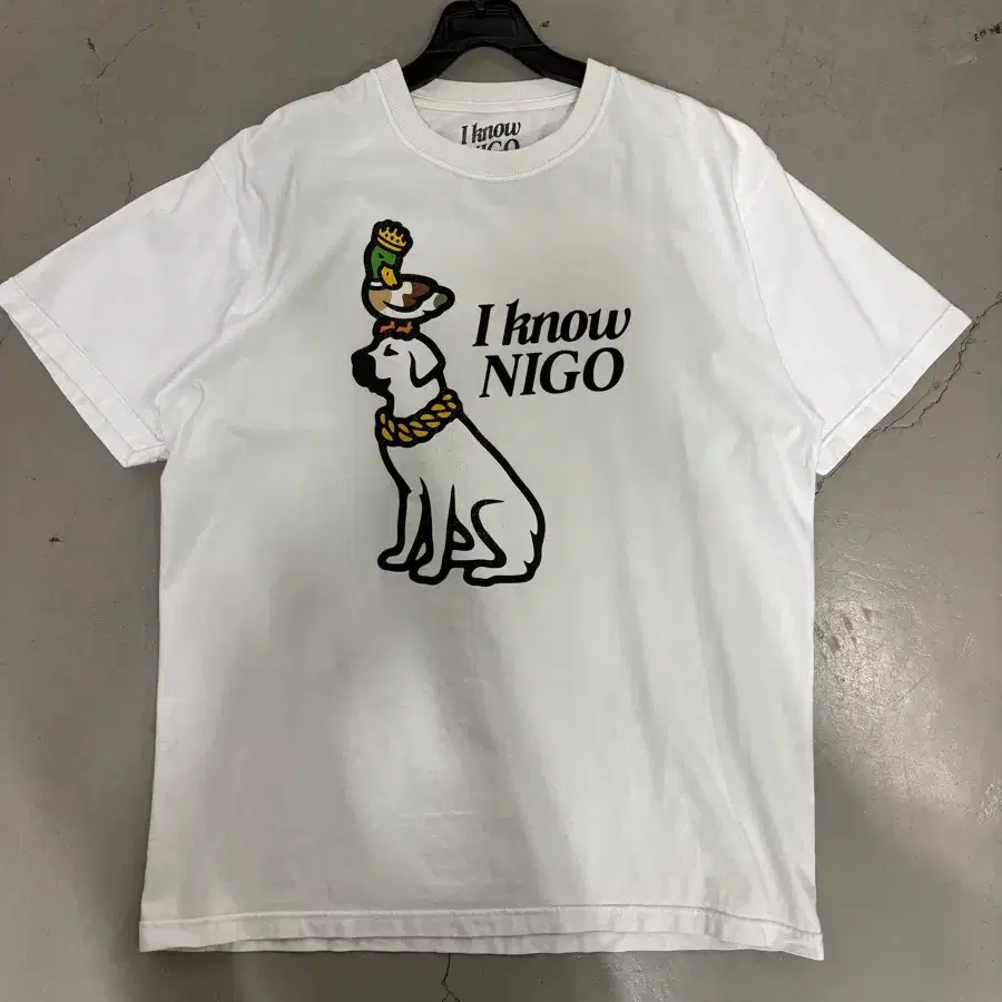 I know NIGO 니고 머천다이즈 프린팅 반팔티 L