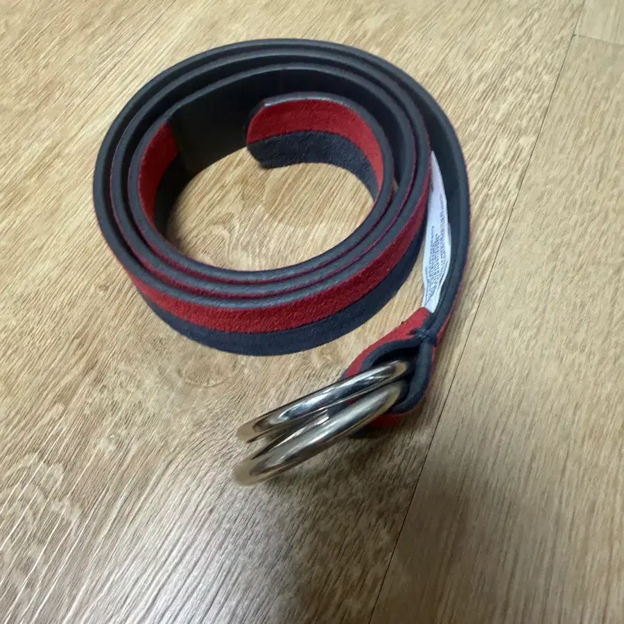 Tommy Hilfiger 빈티지 스웨이드 더블 링 벨트 95